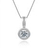 Imitation Moissanite Diamond Necklace - Popular European & American Jewelry, Hot Selling & In Stock