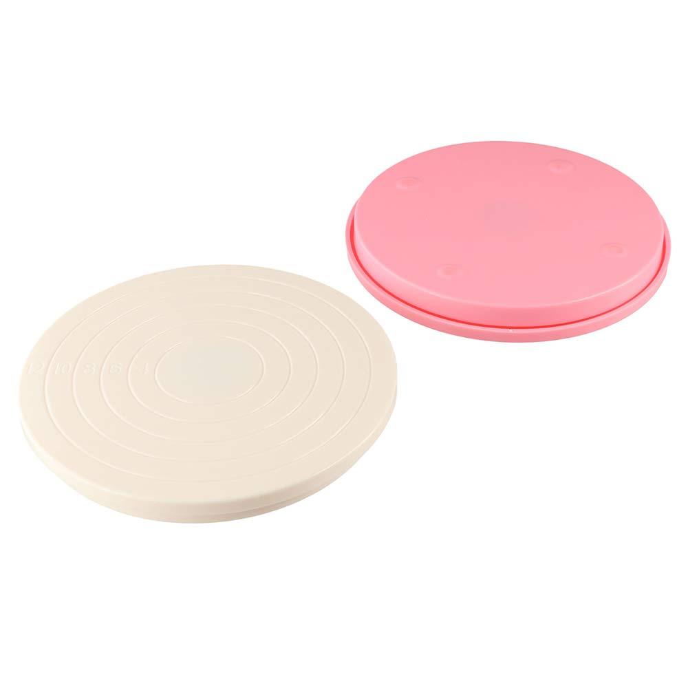 Plastic Cake Turntable Mini Cookie Stand Baking Tool Cake Turntable Stand  Home