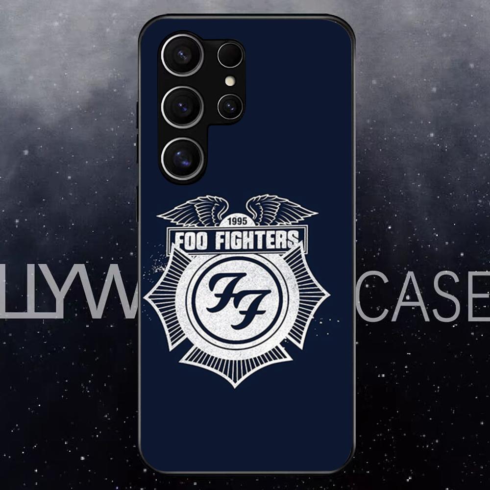 F-Foo F-Fighters Band Phone Case For Samsung S25 Edge Ultra S23 S22 S21 S20 Ultra Plus S24 Fe A54 A53 A25 Glass Cover