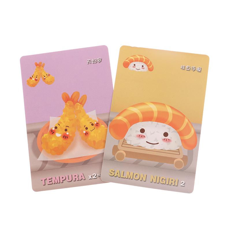 1 Box Sushi Go Family Gathering Board Game Card Fun Card Game Party Interactive Card Game Creative Small Gift Holiday Accessory
