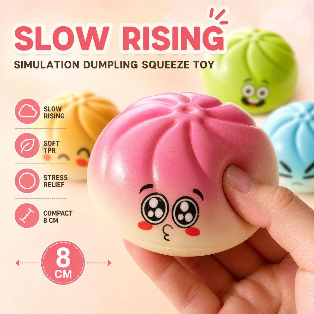 Soft Simulation Dumpling Squeeze Toy Cartoon Stress Squeeze Toy Release Anxiety Toys Home Use