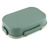4-Compartment Stainless Steel Lunch Box Includes Spoon & Chopsticks Insulated Lunch Box  For Adults