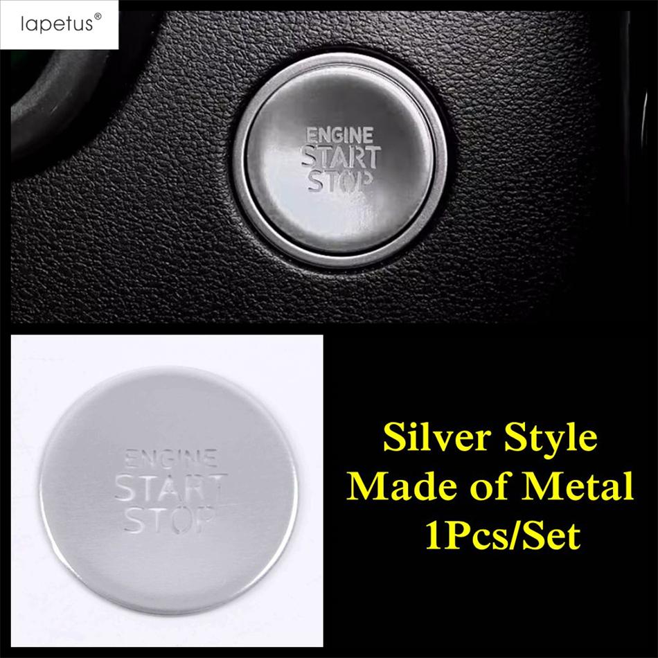 For Hyundai Tucson NX4 & Elantra 2021 - 2025 Car Start Stop Engine Ignition Push Button Cover Trim Silver Red Blue Accessories