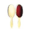 Luxury Gold And Silver Color Boar Bristle Paddle Hair Brush Oval Hair Brush