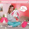 Easter Plush Bunny Toy, 25cm Strawberry Soft Plush Toy, Birthday Gift for Boys and Girls.