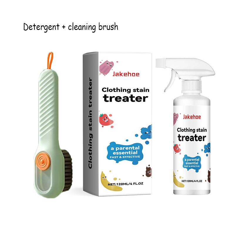 JAKEHOE Stain Treater Spray 120ml Remover No Dry Cleaning Food Grease Coffee Laundry Underwear Fabric Newborn Baby Essentials