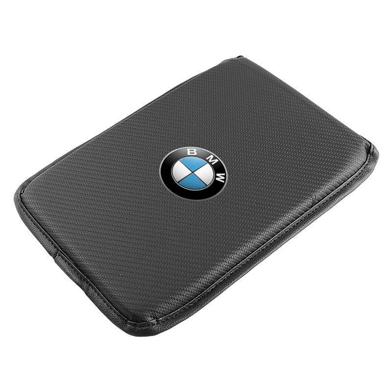 Tappetini per Scatola Bracciolo Auto Pelle Coperture per Console Centrale Accessori Per BMW E46 E39 E90 E60 E36 F30 F10 E34 E30 F20 E92 M3 M4 M5 X6