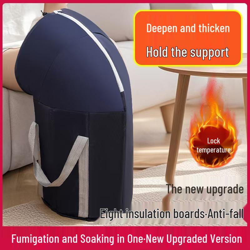 Portable Insulated Foldable Foot Bath Bucket - Travel-Friendly and Deep for Household Use