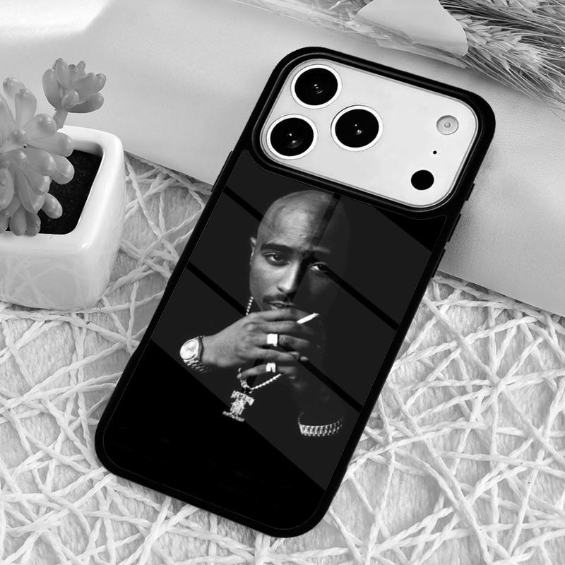 Tupac 2pac Shockproof Phone Case for iPhone 17 Air 16e 15 11 12 14 13 Pro Max Cover Coque