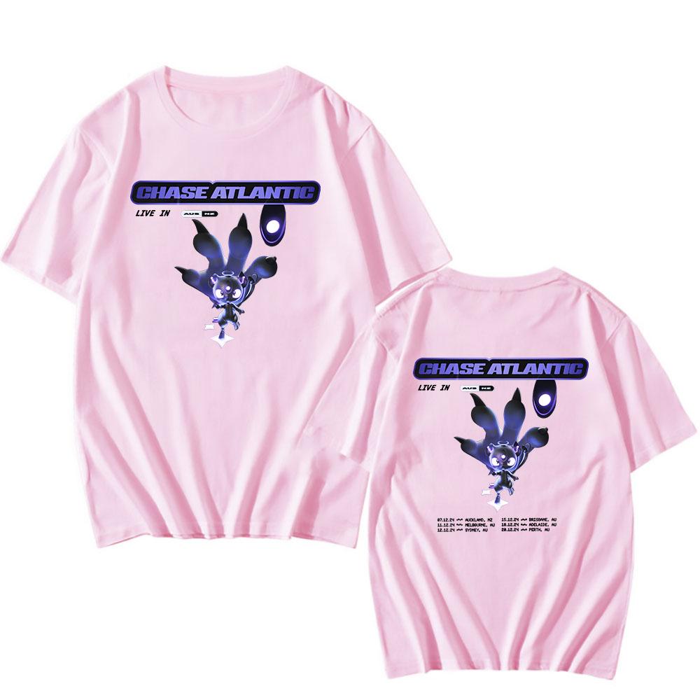 Band Chase Atlantic T-shirt Cotton High Quality Summer Tee-shirt Casual Men/Women Comfortable Tshirts Hip Hop Streetwear Unisex