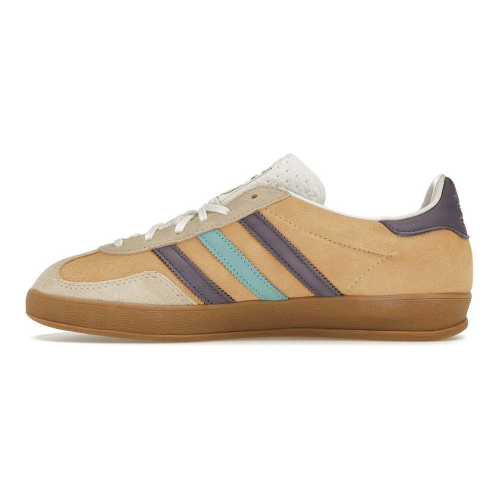 adidas Gazelle Indoor Glow Orange Shadow Violet Unisex Sneakers Off-White IG1636