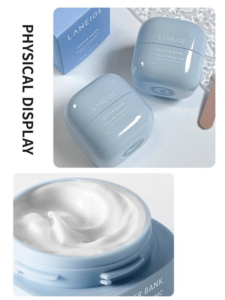 LANEIGE Zestaw Kremu Wodnego Blue Hyaluronic 50ml - Intensywnie Nawilżający Nawilżacz