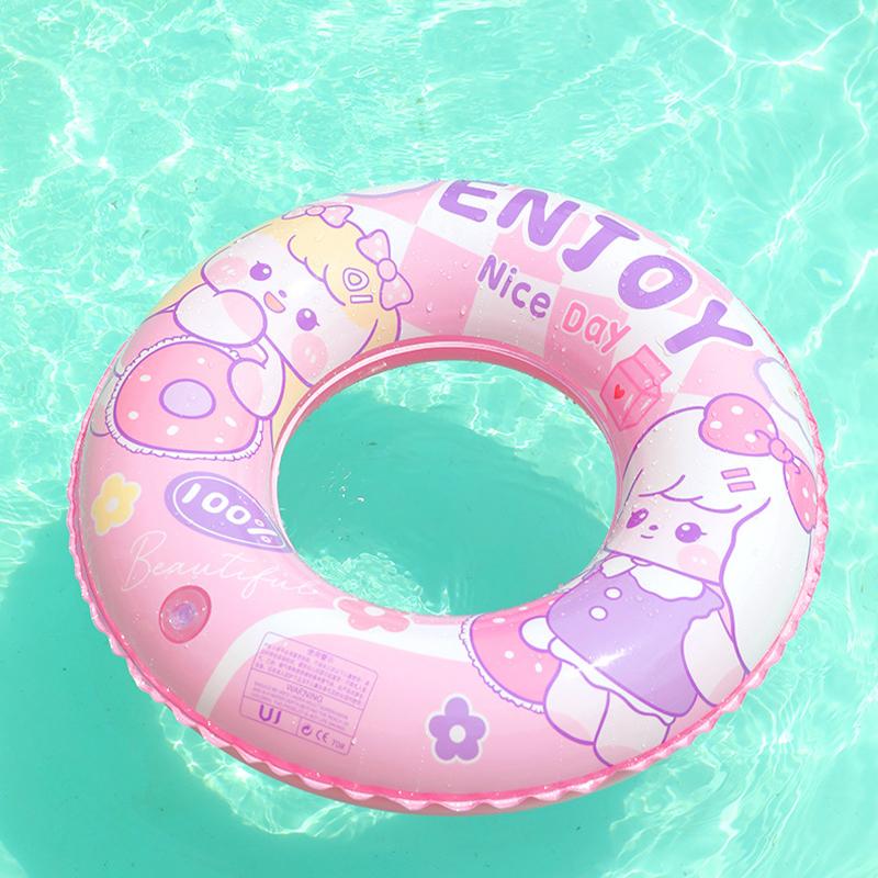 

Ring Childrens Swimming New Thickened Inflatable Baby Girl Pattern Water Toy NO.60(10-25KG)