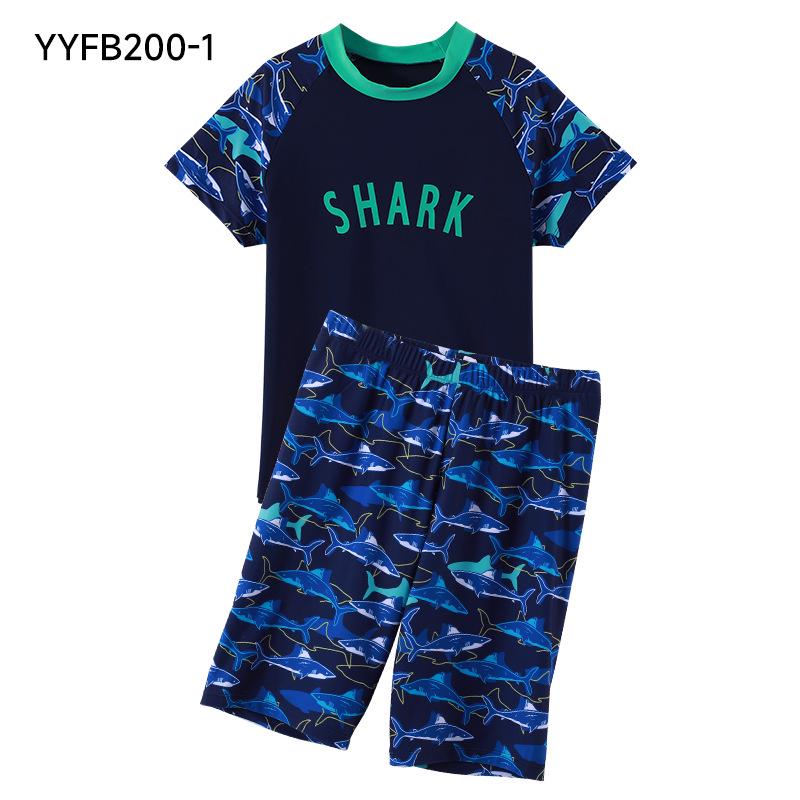 2025 Plus Size Quick-Dry Swim Set: Two-Piece Swimsuit for Middle and Large Chubby Children