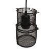 Reptile Heat Lamp Guard Avoid Scald Retractable Heating Lamp Mesh Cover Heat Protector with E27 Ceramic Lamp Holder
