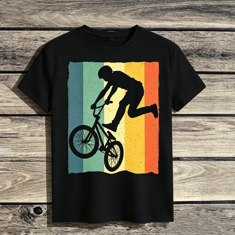 Best Awesome Cool Retro Vintage BMX Bike Racing Riders Graphic TShirt for Unisex Unisex Boys Cotton Casual Summer Streetwear Gift