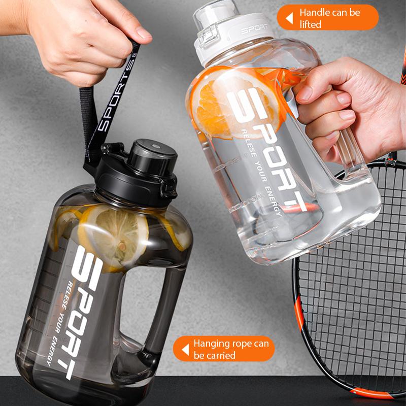 12L17L25L Large Volume Water Bottle Big Belly Cup Sports Water Bottle Ton Ton Bucket Student Handy Plastic Space Cup