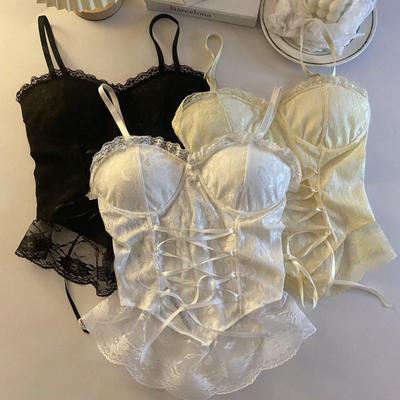 Camis Women Sexy Hot Lady Popular Summer Solid New Design Club Sweet Lovely Sale Cozy Korean Slim Trendy Basic All-match Street