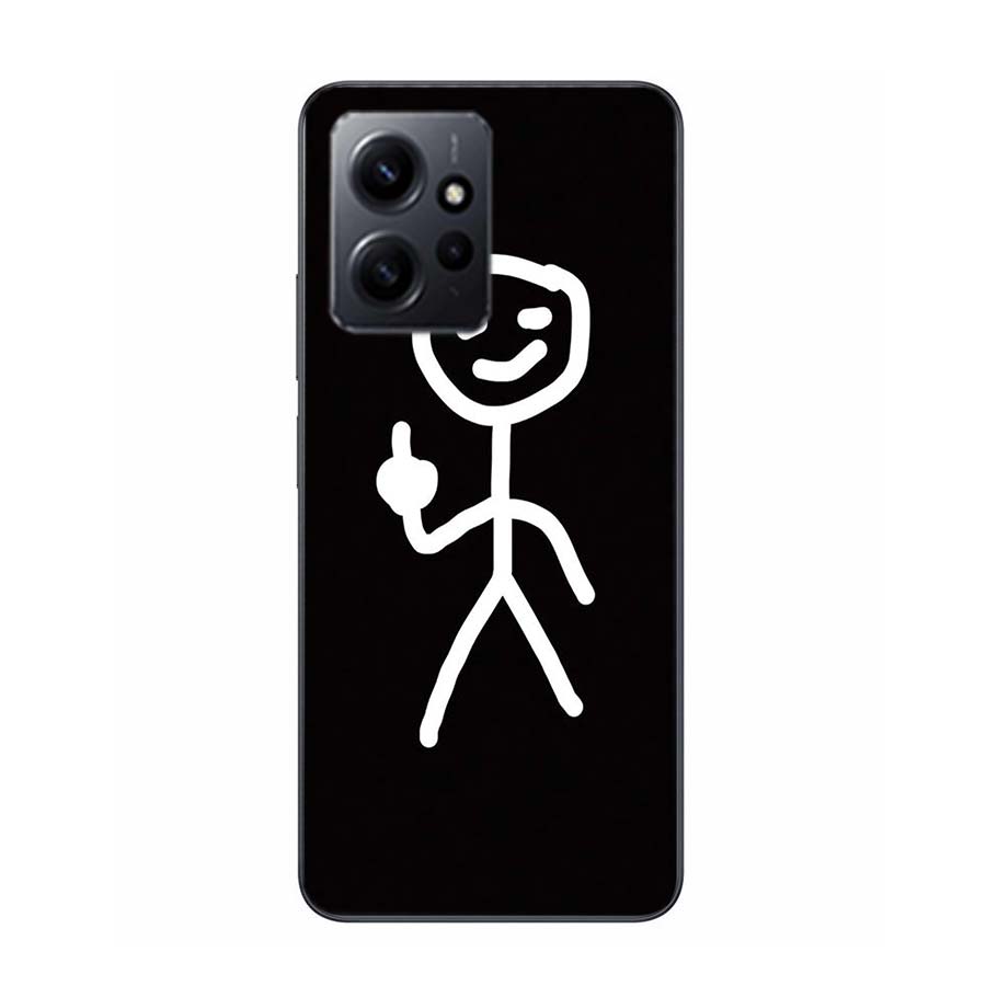 Funny Cute Cartoon Matchman Phone Case For Redmi 12 13C 12C 15C 9 10 10C Note 13 Pro Plus 14 15 Pro 9T 9C 9A TPU Soft Cover Clea