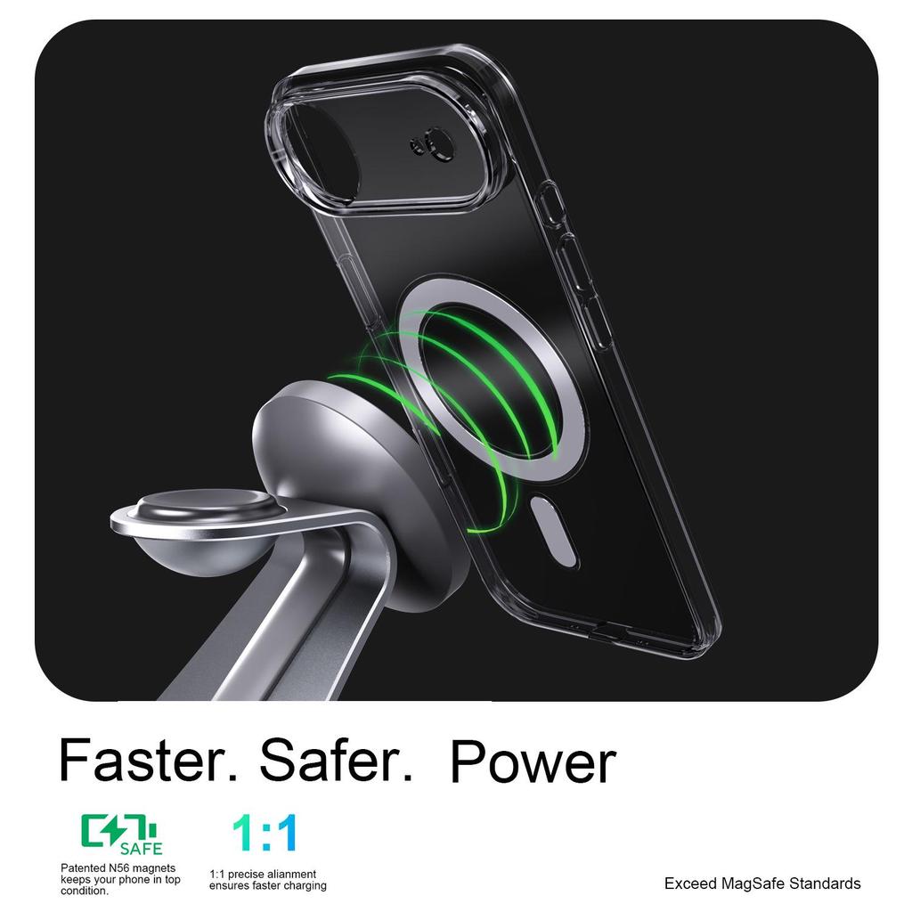 Apple 17 Air PC Clear Anti-Scratch Case with Raised Camera Protection