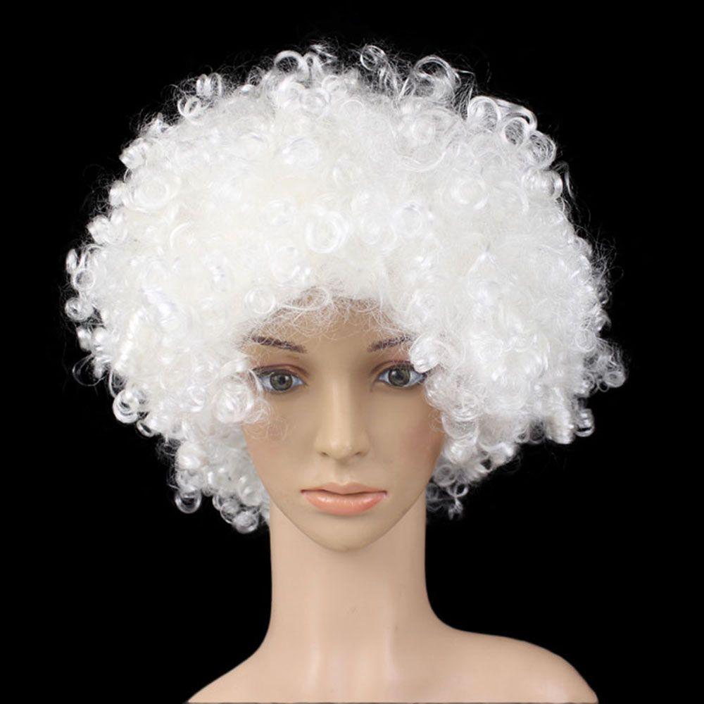 Fancy Party Christmas Football Fans Wigs Adult Kids Afro Curly Wigs Costume Party Synthetic Wigs Funny Wig Cosplay Hairs