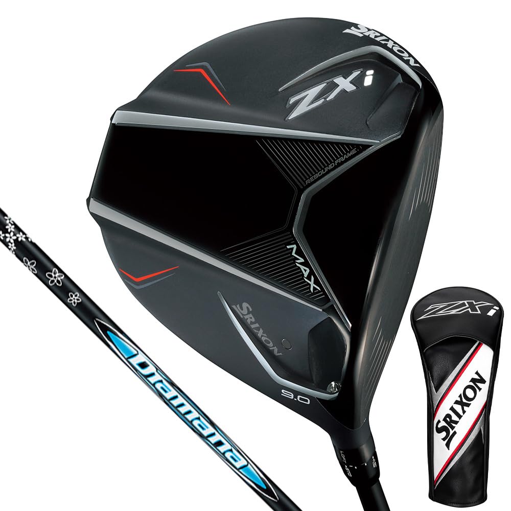 

Установлен оригинальный вал DUNLOP Srixon Zxi MAX Driver, карбоновый вал Diamana ZXi, градусы подъема, модель SR 2024 [модель из каталога] Мужская, для правшей, угол чёрный