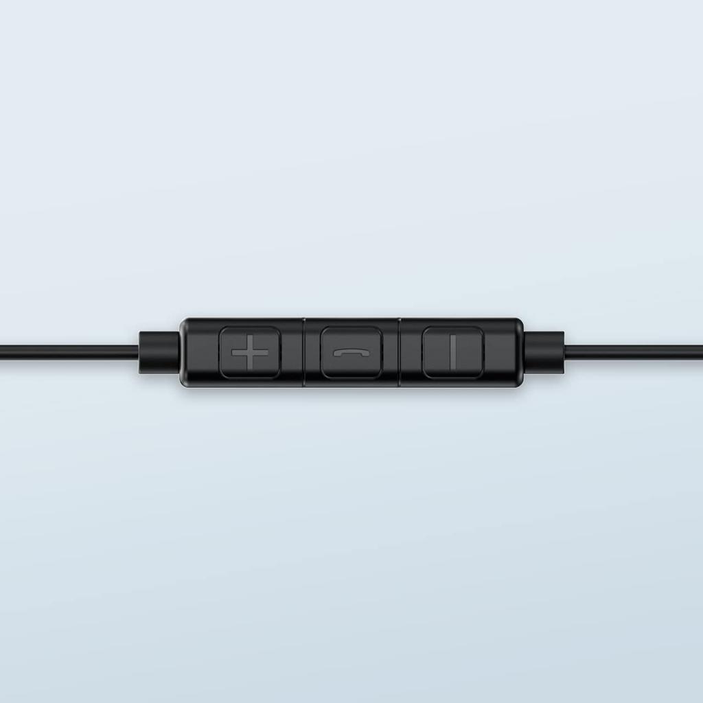 Radius Earphones with USB Remote and Microphone HP-NEL11C Type-C Earphones In-ear Type-C Connection, Control, (HP-NEL11CR, Red)