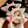 Small Bow-knot Little Lamb Horns Earmuffs cartoon Plush Ear Protectors  Ski