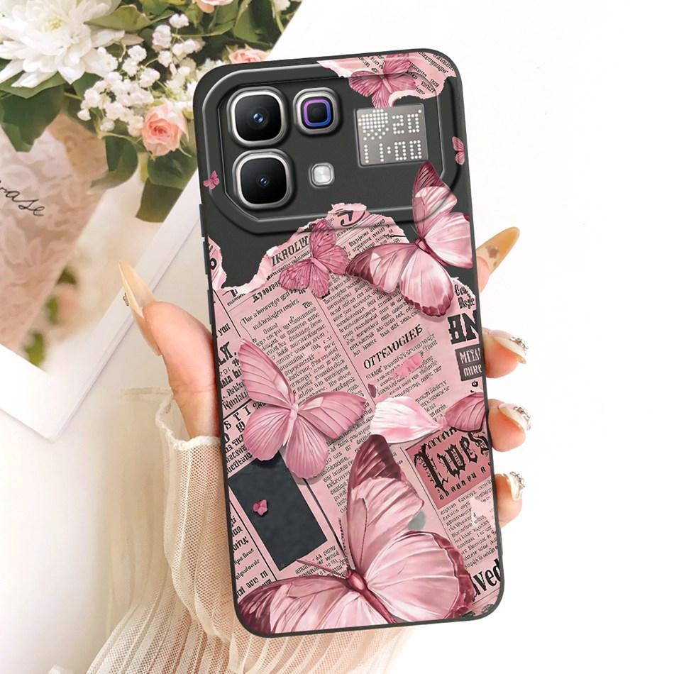 For Infinix Note 60 Pro Note60 Cute Cat Flower Cartoon Phone Case For Infinix Note 60 60Pro 5G Soft Silicone Covers Bumpers