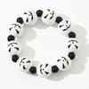 Skull Pumpkin Spiders Bead Bracelet Elastic Wristband Jewelry Stackable Bangl