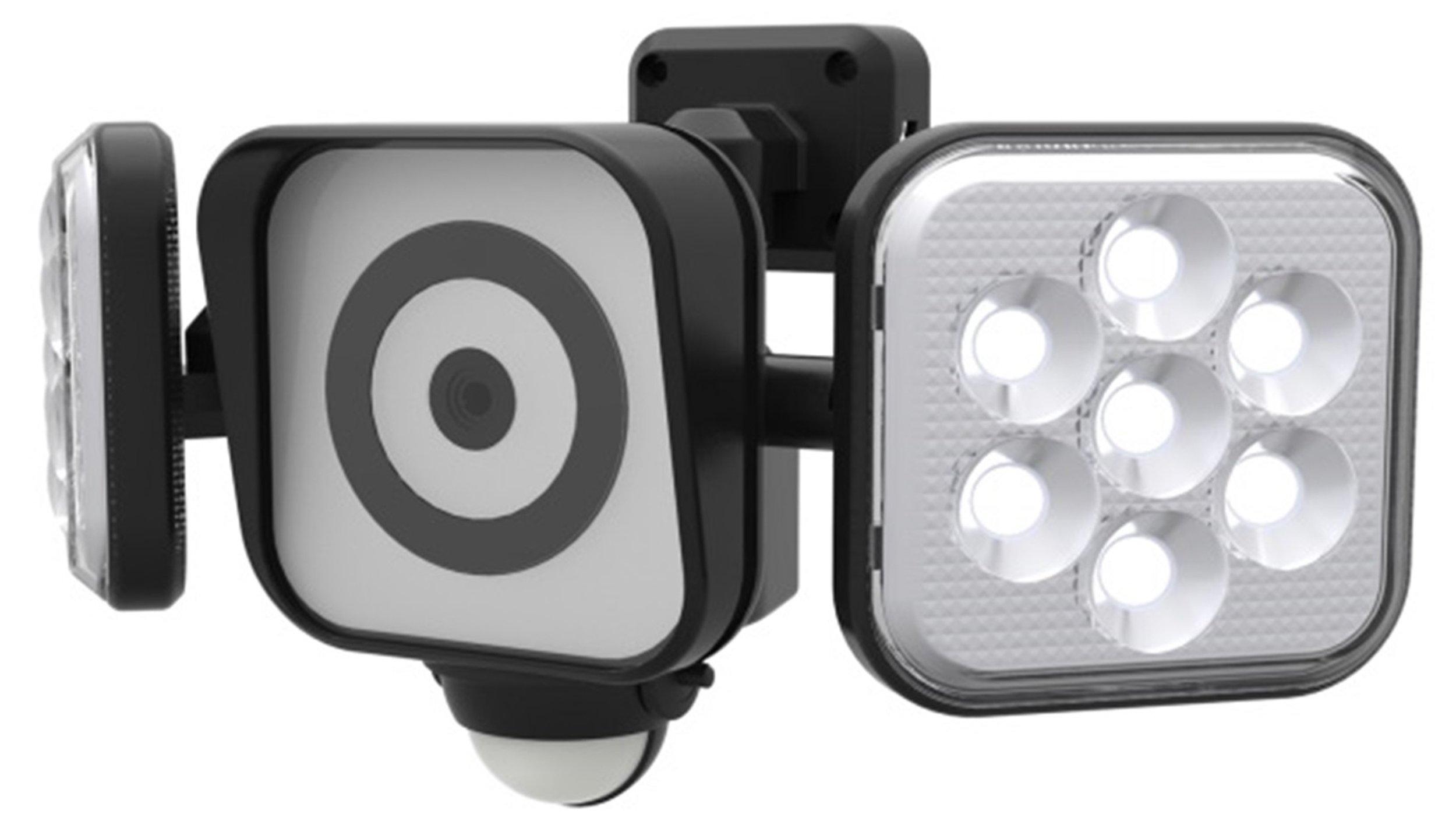 

Musashi RITEX Free Arm Type LED Sensor Light Security Camera x 2 Водонепроницаемая (8 Вт лампы) C-AC8160 чёрный