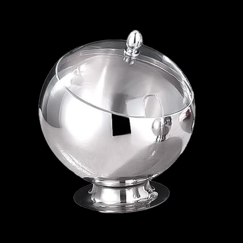 HPMILY Stainless Steel Slanted Seasoning Bowl with Lid