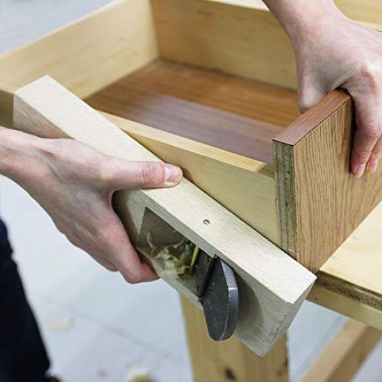 Kakuri Sangyo Replaceable Blade 58mm Blade Blade No Sharpening No Adjustment DIY Carpentry Wood Surface 12629 Plane, Width, One-Touch Replacement,