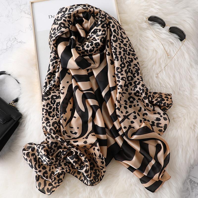 180*90cm Fashion Luxury Brand Scarf Women Shawl  Wrap Spring Muffler Hijab Bufanda Foulard Female Bandana Beach Stoles  Silk