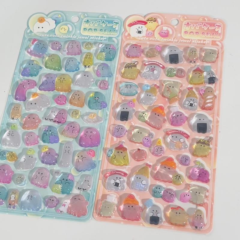 3D Stickers Bonbon Drop Seal Stickers Decorative 3D Sticker for DIY Phone Case Diary Scrapbook Laptop Decals Party Favors Gifts