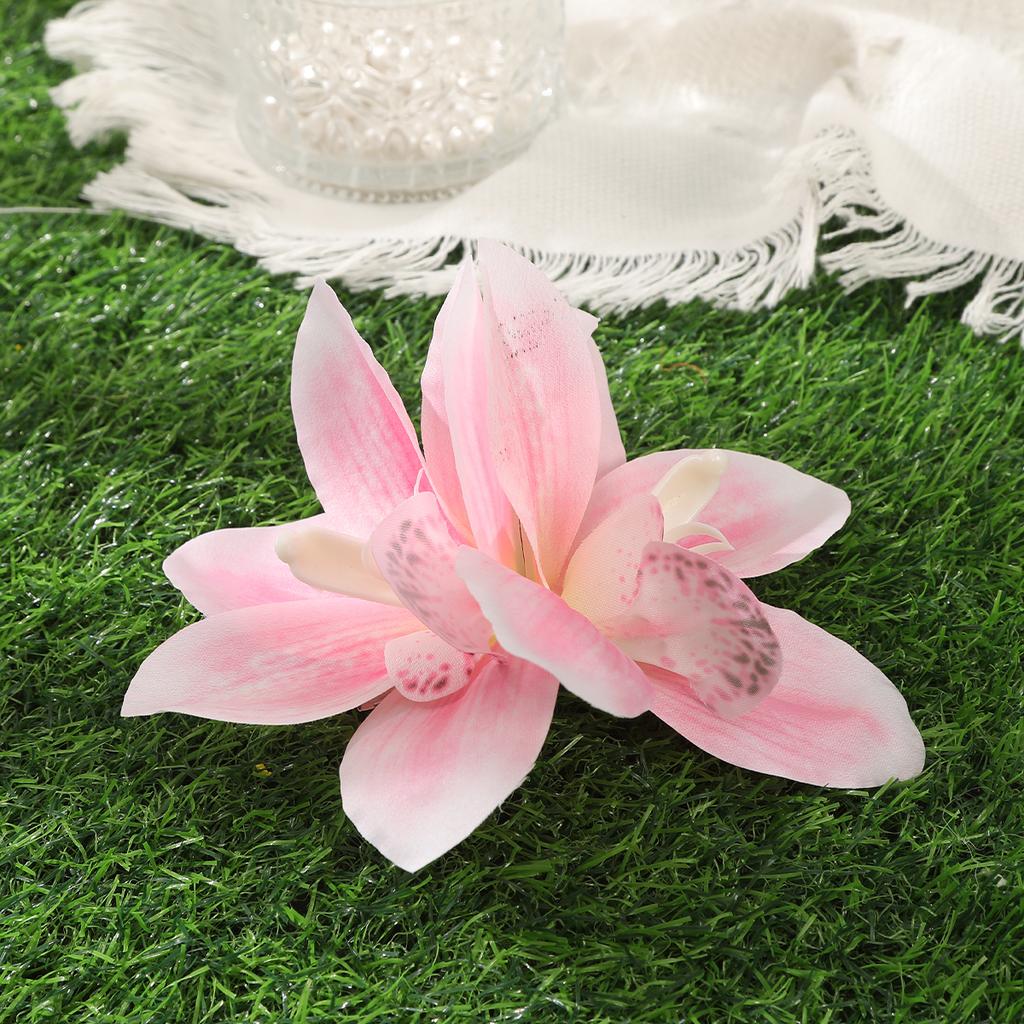 AWAYTR Elegant Large Flower Duckbill Hairpin Floral Hair Clip Valentine Headwear Hair Accessories Festival Gift