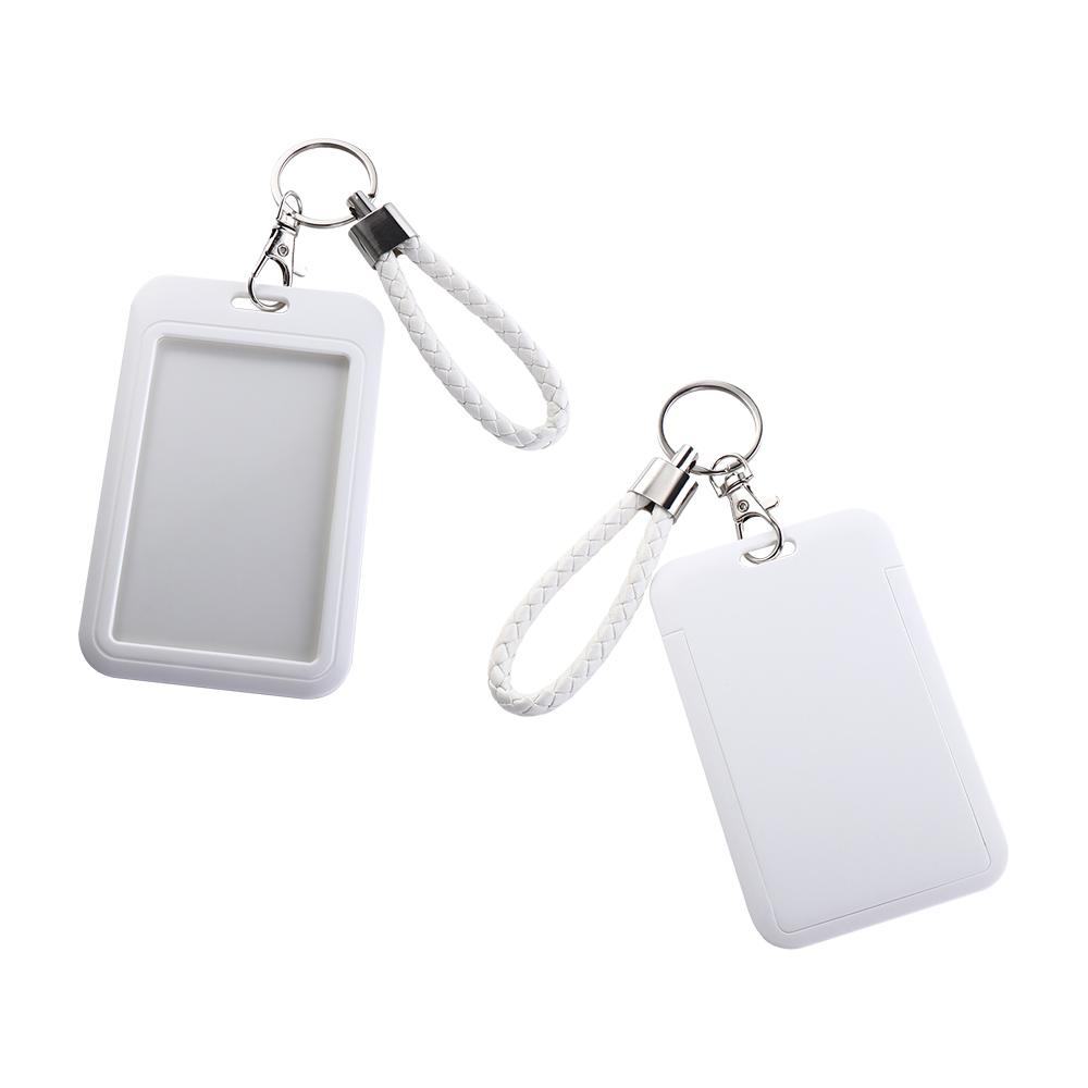 Men School Supplies Work Card Key Chain Business Credit Card ID Card Holders Bus Card Cover Badge Holders ID Card Protective