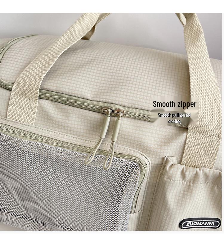 Damska Lekka Torba Fitness o Dużej Pojemności - Separacja Mokra/Sucha na Pływanie, Sporty i Krótkie Wyjazdy