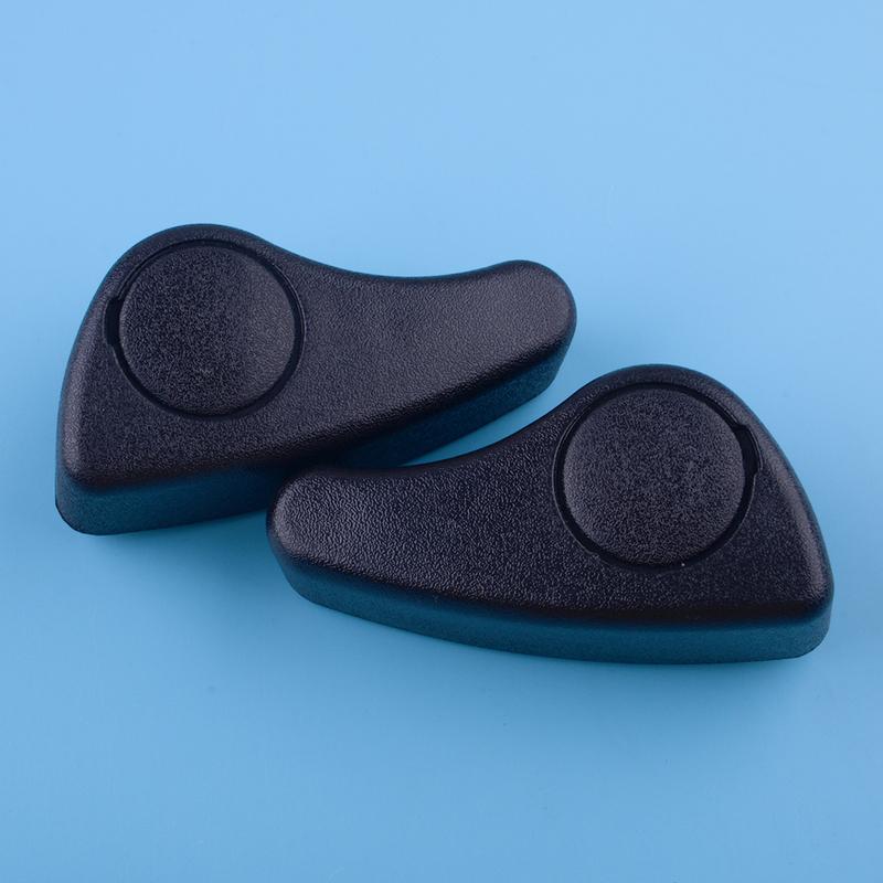 7701207182 7701205078 2Pcs Seat Adjustment Handles Levers Fit For Renault Megane Kangoo Trafic MK1 MK2 Black Plastic