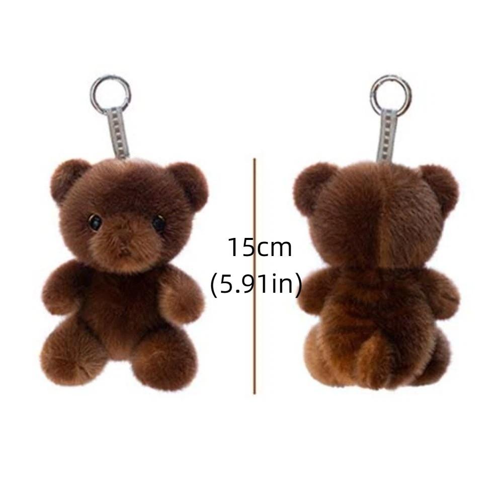 Plyšový medvěd Plyšové ozdoby PP bavlna Plyšová hračka medvěd Klíčenky Příslušenství