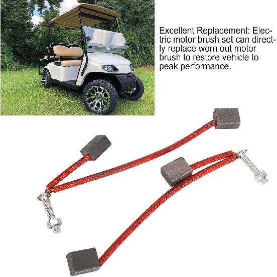 Starter Brush,2pcs Starter Brush Set 103347301 High Performance Generator Brush for EZGO Club Car