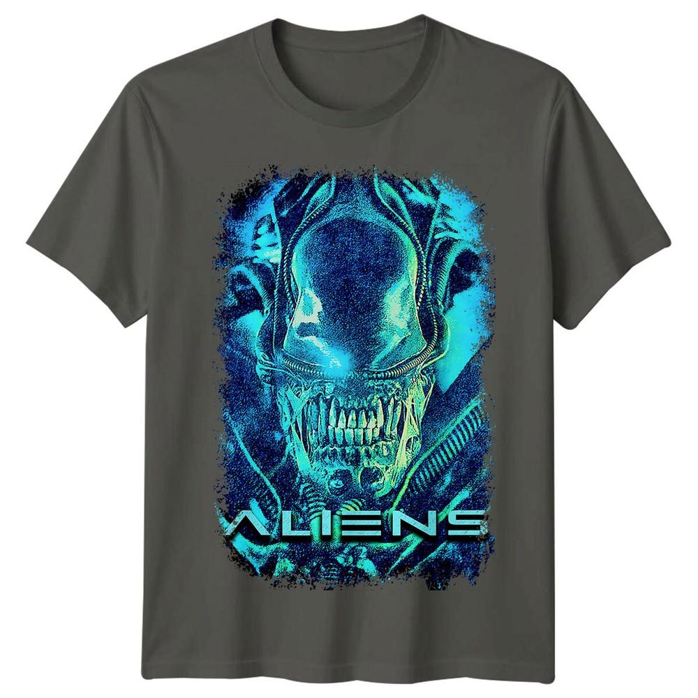 Aliens 1986 Movie Poster Inspired Tshirt Retro Classic Tee Unisex