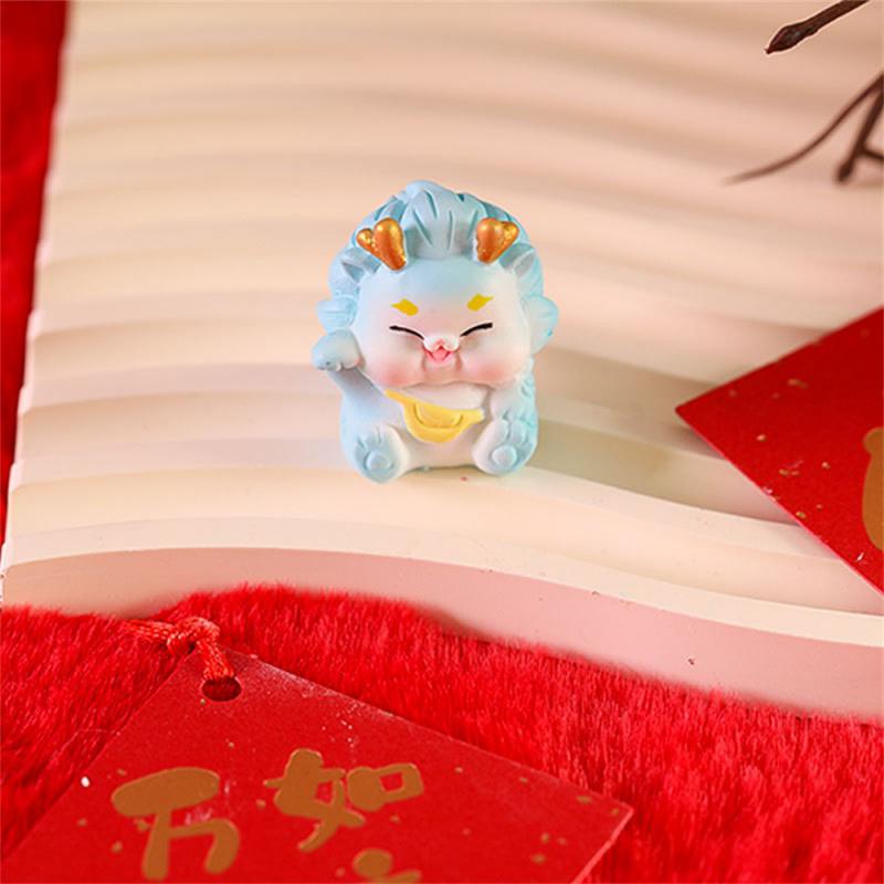 New Year's Hand Mascot Unique Design Home Decorations Dragon O Doll Cute And Cute Small Ornaments And Miniature Models Zodiac