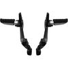 Green-L Motorcycle Passenger Footpeg Rear Footrest with Mount Bracket Kit Fit for Kawasaki Ninja 650 2017-2024 Z650 2017-2024