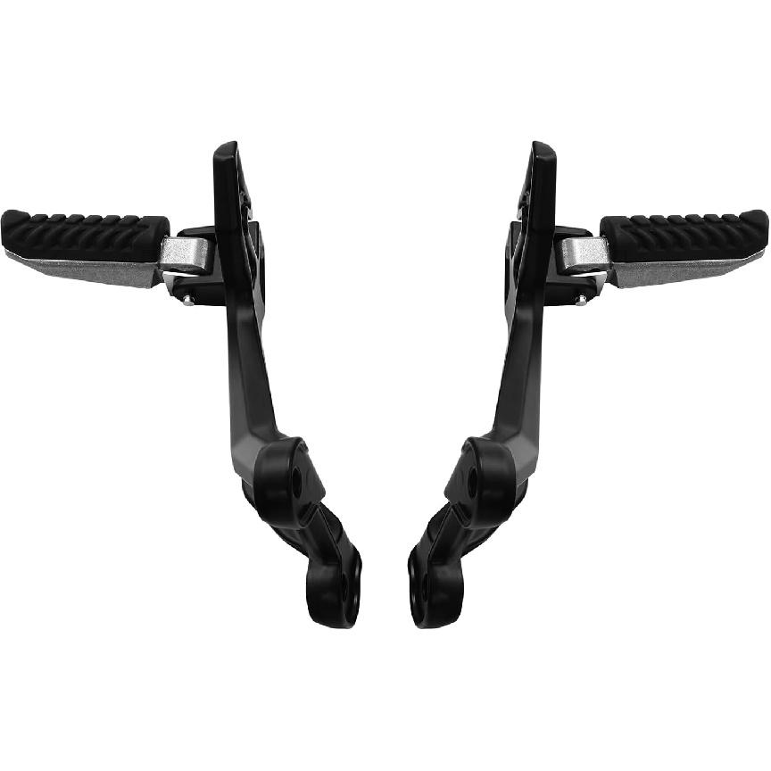 Green-L Motorcycle Passenger Footpeg Rear Footrest with Mount Bracket Kit Fit for Kawasaki Ninja 650 2017-2024 Z650 2017-2024