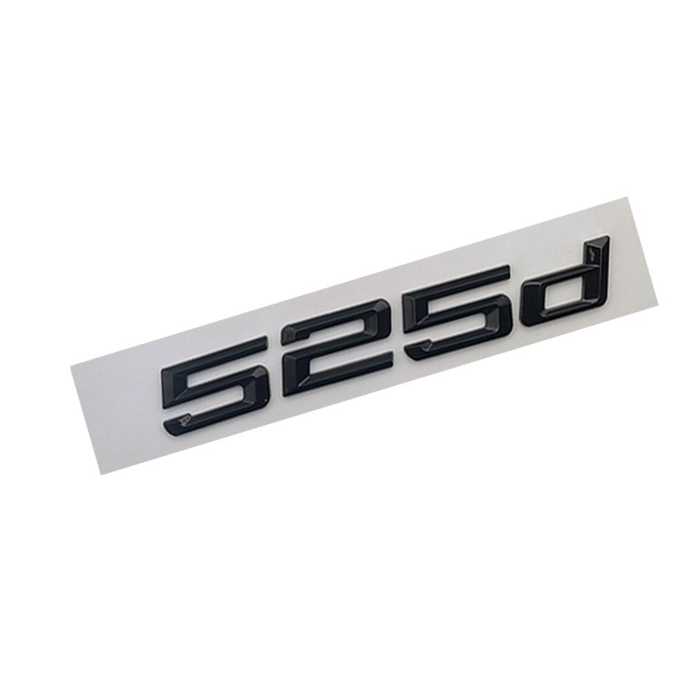 For BMW 530d 520d 535d 525d Car Fender Side Stickers Rear Bumper Stickers Rear Door Trunk Badge Adhesive Accessories