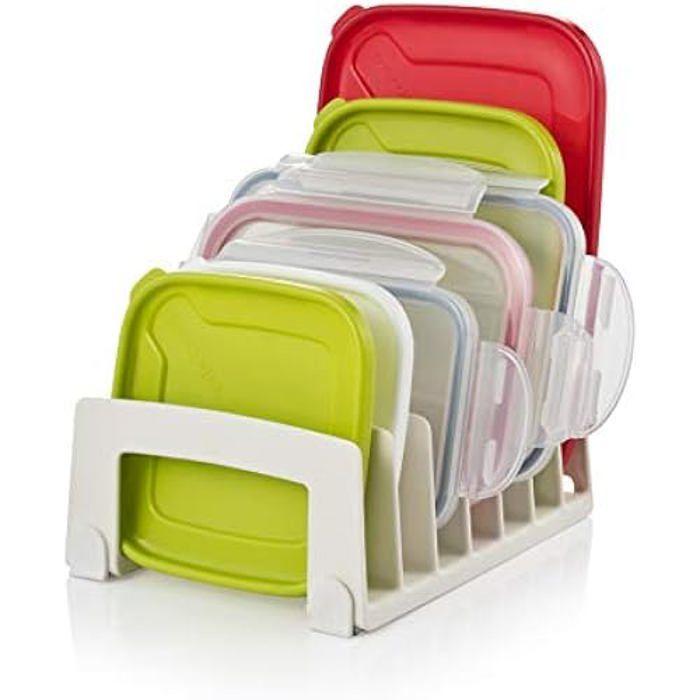 FlexiSPACE 899484 Plastic Lidded Bin - TESCOMA - 18.5x14.8 Cm - Non-slip Feet - 3-Year Warranty