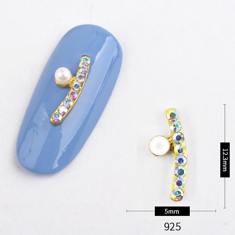 5pc/pack Nail Rhinestone 3D Acrylic Tips DIY Decoration Nail Art Manicure