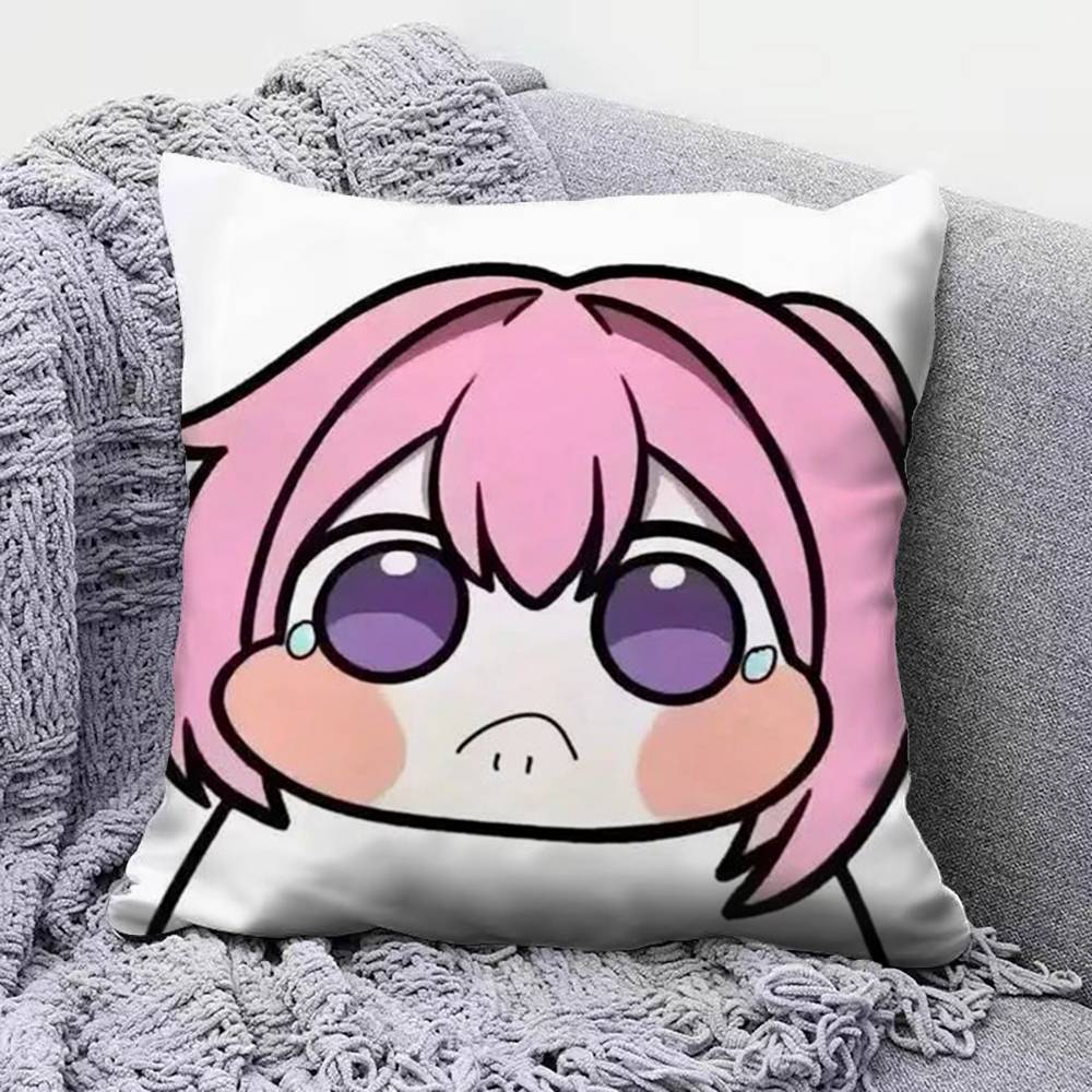 Doro Cute Memes Pillow Covers, Home Sofa Cushion Covers And Aecorative Custom