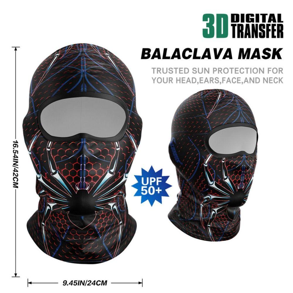 Lightweight Cycling Full Face Mask Breathable Riding Headwear Motorcycle Balaclava Women
